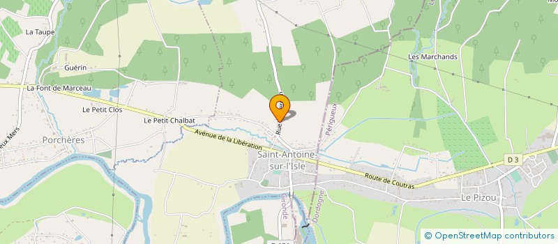 localisation de l'entreprise MONSIEUR HASSAN ZERRIFI IDRISSI  SAINT-ANTOINE-SUR-L'ISLE