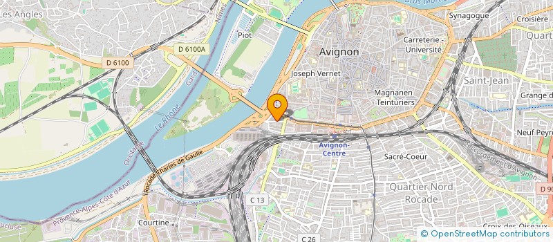 localisation de l'entreprise MONSIEUR HASSANA MBALLO  AVIGNON