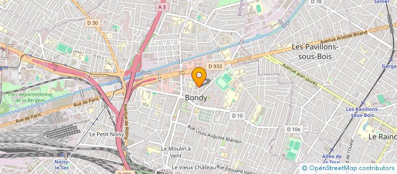localisation de l'entreprise MONSIEUR HASSANE ABDELKADER à BONDY