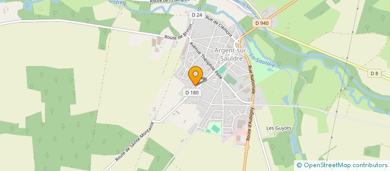 localisation de l'entreprise MONSIEUR HASSANE ACHAKOUR  ARGENT-SUR-SAULDRE