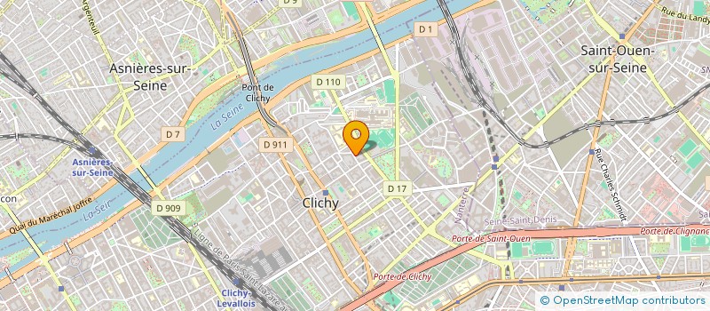 localisation de l'entreprise MONSIEUR HASSANE ALILI à CLICHY