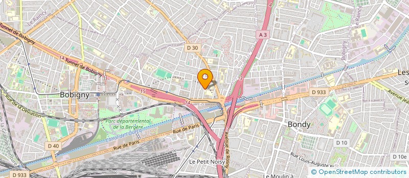 localisation de l'entreprise MONSIEUR HASSANE AMINI à BOBIGNY