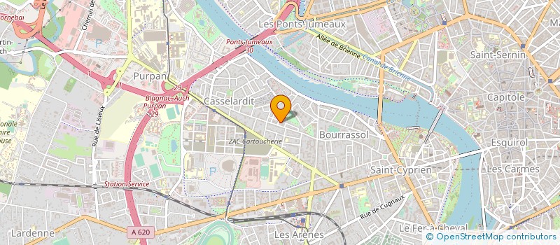 localisation de l'entreprise MONSIEUR HASSANE AZAHOUM à TOULOUSE