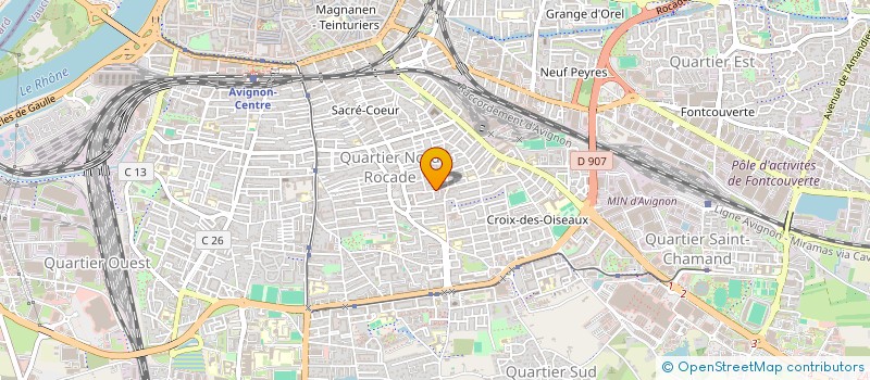 localisation de l'entreprise MONSIEUR HASSANE BARRY  AVIGNON