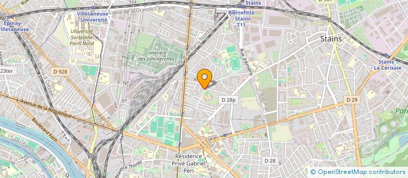 localisation de l'entreprise MONSIEUR HASSANE BELAID à PIERREFITTE-SUR-SEINE