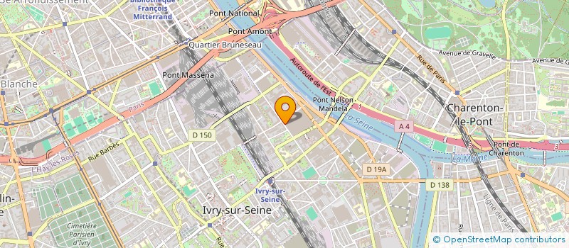 localisation de l'entreprise MONSIEUR HASSANE BENSLIMAN  IVRY-SUR-SEINE