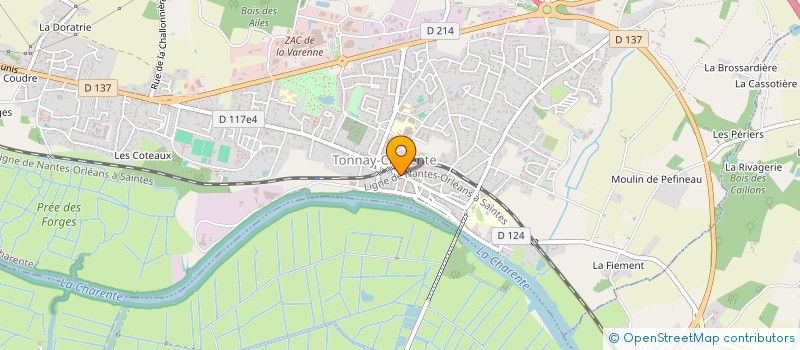 localisation de l'entreprise MONSIEUR HASSANE BENZIANE  TONNAY-CHARENTE