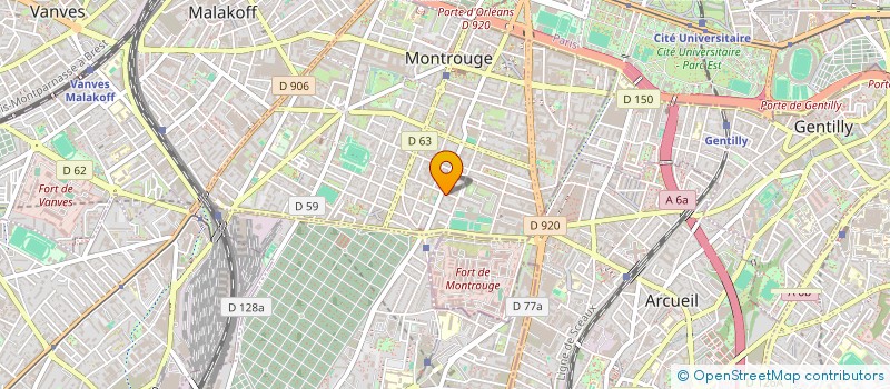 localisation de l'entreprise MONSIEUR HASSANE BERRADA à MONTROUGE