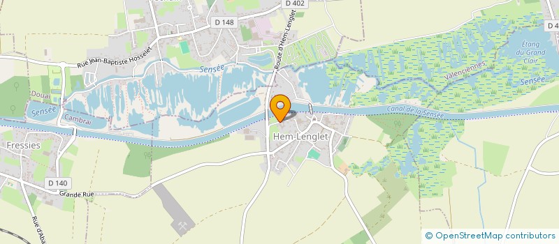 localisation de l'entreprise MONSIEUR HASSANE BEZZA  HEM-LENGLET