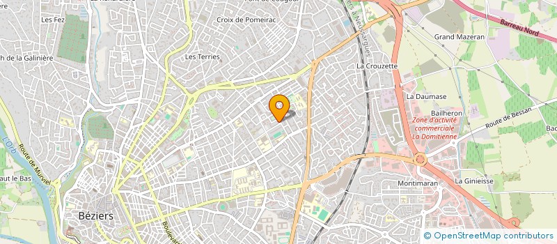 localisation de l'entreprise MONSIEUR HASSANE DIABY  BEZIERS