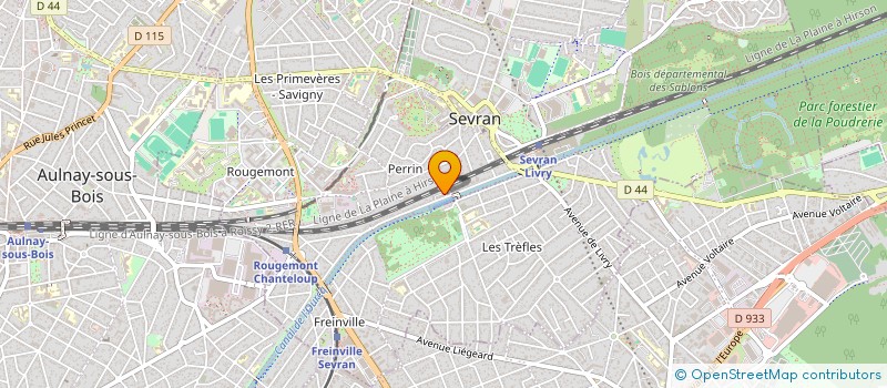 localisation de l'entreprise MONSIEUR HASSANE EL ACHAOUI à SEVRAN