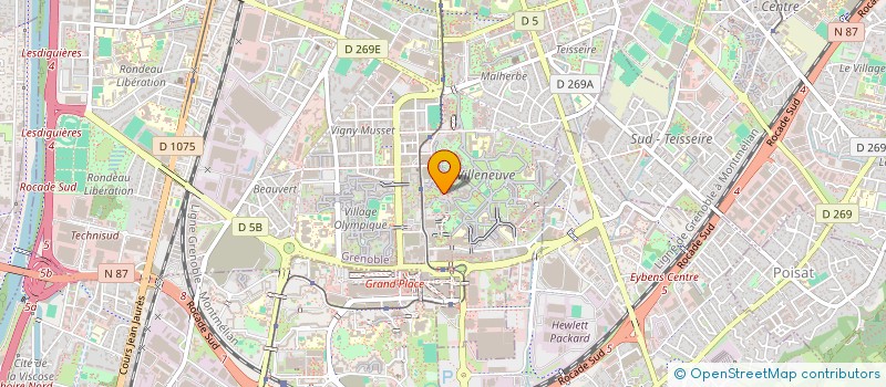 localisation de l'entreprise MONSIEUR HASSANE EL JABBOURI à GRENOBLE