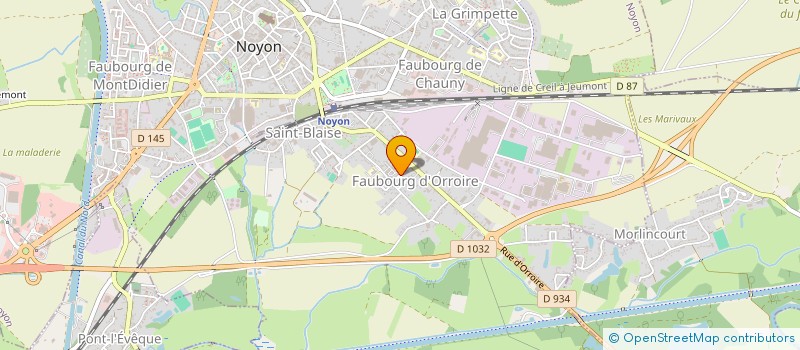 localisation de l'entreprise MONSIEUR HASSANE EL MOUKI à NOYON
