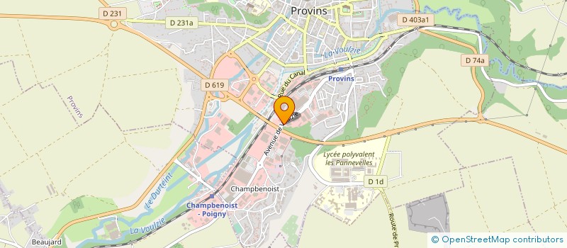 localisation de l'entreprise MONSIEUR HASSANE EZZEDINE  PROVINS