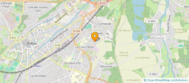 localisation de l'entreprise MONSIEUR HASSANE HAJJI à DREUX