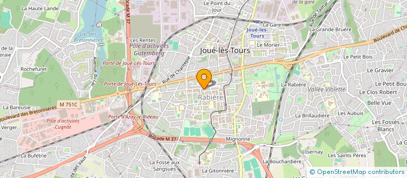 localisation de l'entreprise MONSIEUR HASSANE JAMIR  JOUE-LES-TOURS