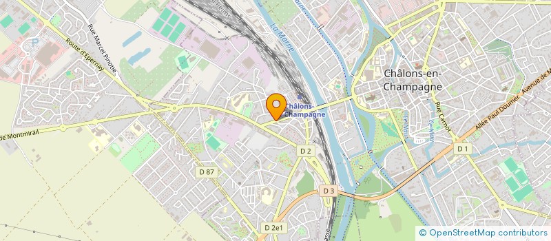 localisation de l'entreprise MONSIEUR HASSANE KEDDACHE à CHALONS-EN-CHAMPAGNE