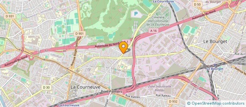 localisation de l'entreprise MONSIEUR HASSANE LAJAJ à LA COURNEUVE