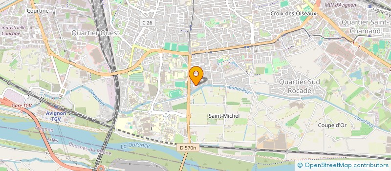 localisation de l'entreprise MONSIEUR HASSANE OULD MOUSSA  AVIGNON