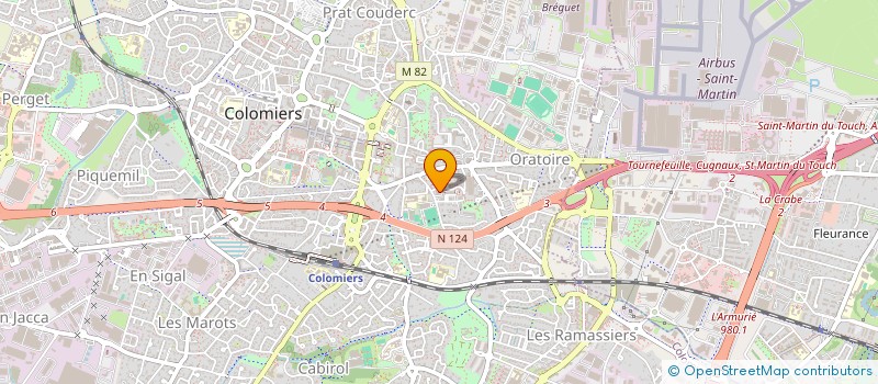 localisation de l'entreprise MONSIEUR HASSANE OULDHNINI à COLOMIERS