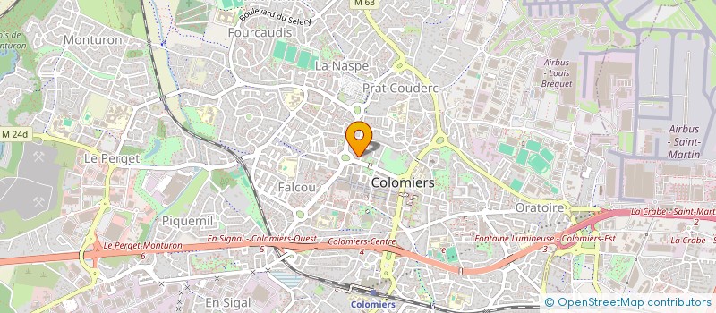 localisation de l'entreprise MONSIEUR HASSANE OURASSE à COLOMIERS