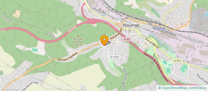 localisation de l'entreprise MONSIEUR HASSANE OURIOUAR  HAYANGE