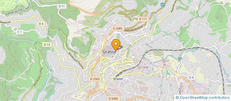 localisation de l'entreprise MONSIEUR HASSANE SAADAOUI  GRASSE