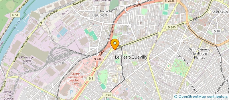 localisation de l'entreprise MONSIEUR HASSANE SEHTALI à LE PETIT-QUEVILLY