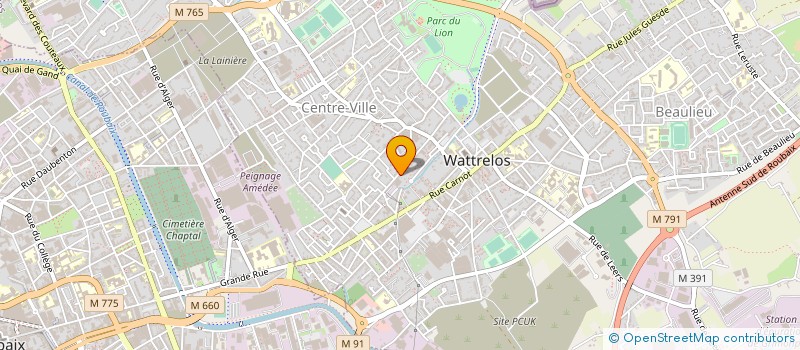 localisation de l'entreprise MONSIEUR HASSANE SI TAYEB  WATTRELOS