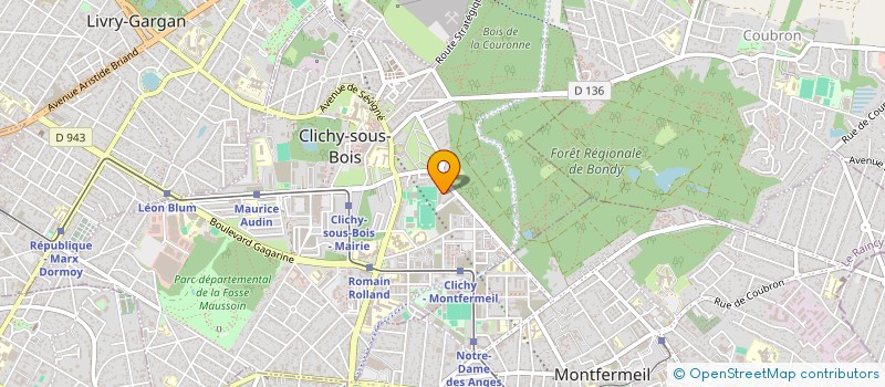 localisation de l'entreprise MONSIEUR HASSANE SIDIBE à CLICHY-SOUS-BOIS