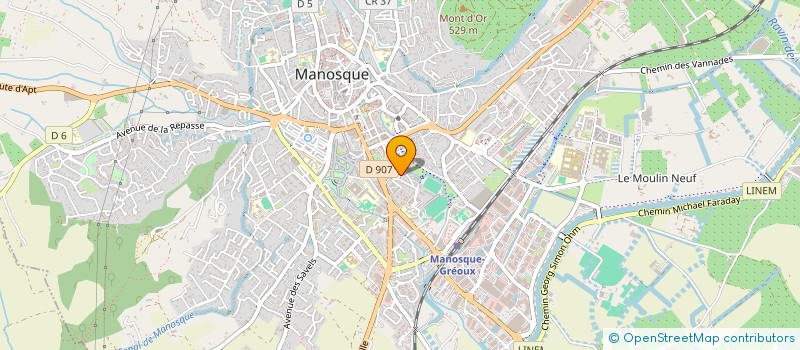 localisation de l'entreprise MONSIEUR HASSANE TOTO  MANOSQUE