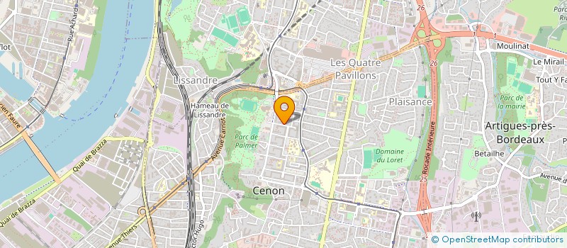 localisation de l'entreprise MONSIEUR HASSANI ALI MAINTY  CENON