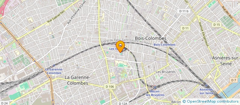 localisation de l'entreprise MONSIEUR HASSEIN AOUCHETA à BOIS-COLOMBES
