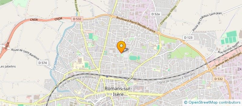 localisation de l'entreprise MONSIEUR HASSEN ABUBAKER  ROMANS-SUR-ISERE