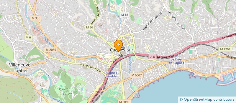 localisation de l'entreprise MONSIEUR HASSEN AIFAOUI  CAGNES-SUR-MER