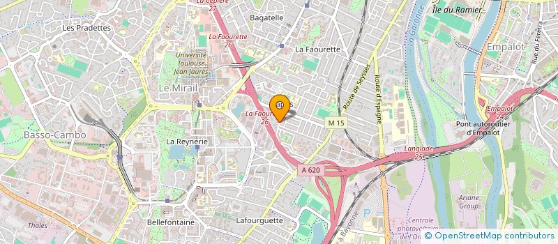 localisation de l'entreprise MONSIEUR HASSEN AMRI  TOULOUSE