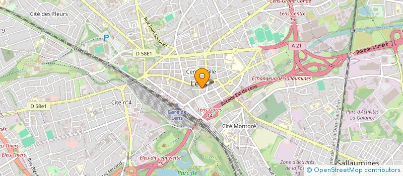 localisation de l'entreprise MONSIEUR HASSEN AOUIDA  LENS