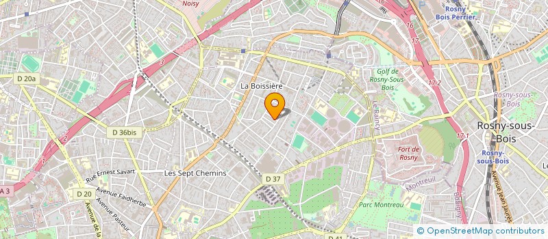 localisation de l'entreprise MONSIEUR HASSEN BADRI à MONTREUIL