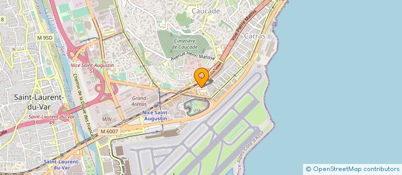 localisation de l'entreprise MONSIEUR HASSEN BEN OUDAA à NICE