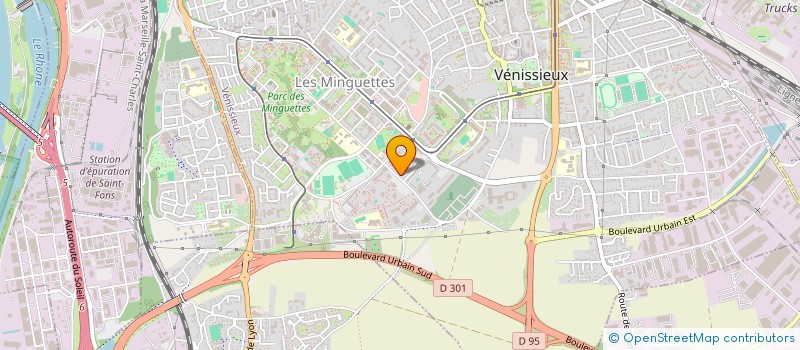 localisation de l'entreprise MONSIEUR HASSEN BENHAMOU  VENISSIEUX