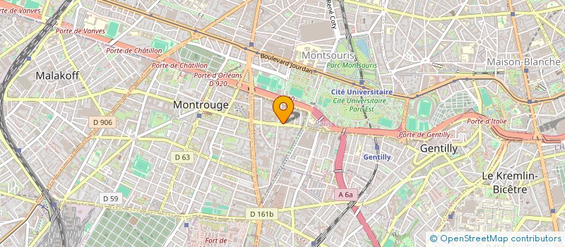 localisation de l'entreprise MONSIEUR HASSEN BENHASSEN  MONTROUGE