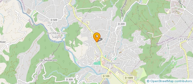 localisation de l'entreprise MONSIEUR HASSEN BENKEBAIER  PEGOMAS