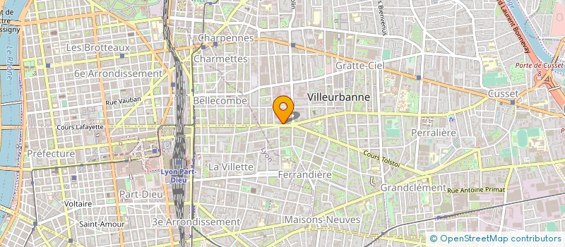 localisation de l'entreprise MONSIEUR HASSEN BENZINE à VILLEURBANNE