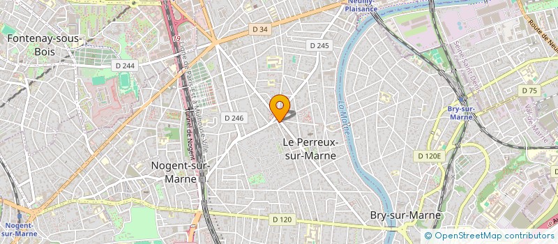 localisation de l'entreprise MONSIEUR HASSEN BOURGUIBA  LE PERREUX-SUR-MARNE