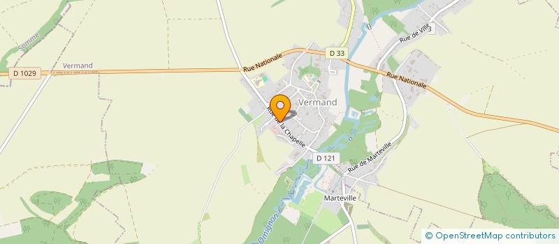 localisation de l'entreprise MONSIEUR HASSEN DHAOUADI  VERMAND