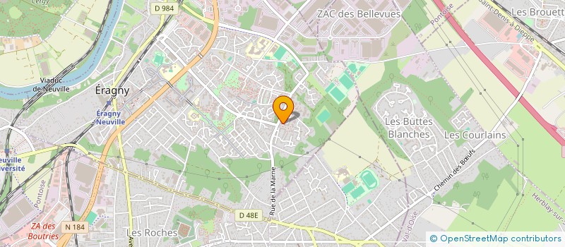 localisation de l'entreprise MONSIEUR HASSEN DJEMAA  ERAGNY