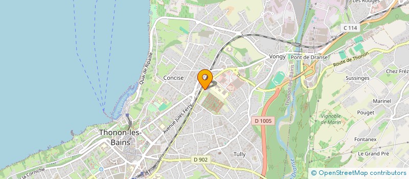 localisation de l'entreprise MONSIEUR HASSEN GHARBI à THONON-LES-BAINS