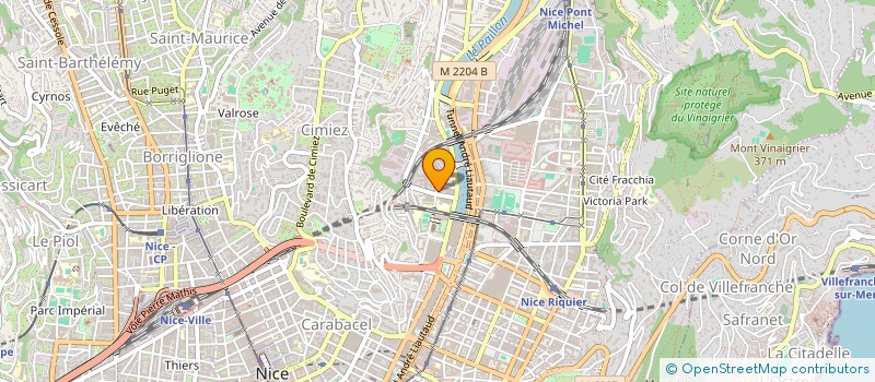 localisation de l'entreprise MONSIEUR HASSEN HAMDAOUI à NICE