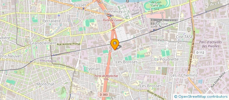 localisation de l'entreprise MONSIEUR HASSEN HAMDI  VILLEURBANNE