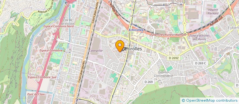 localisation de l'entreprise MONSIEUR HASSEN JELLOUZ à ECHIROLLES